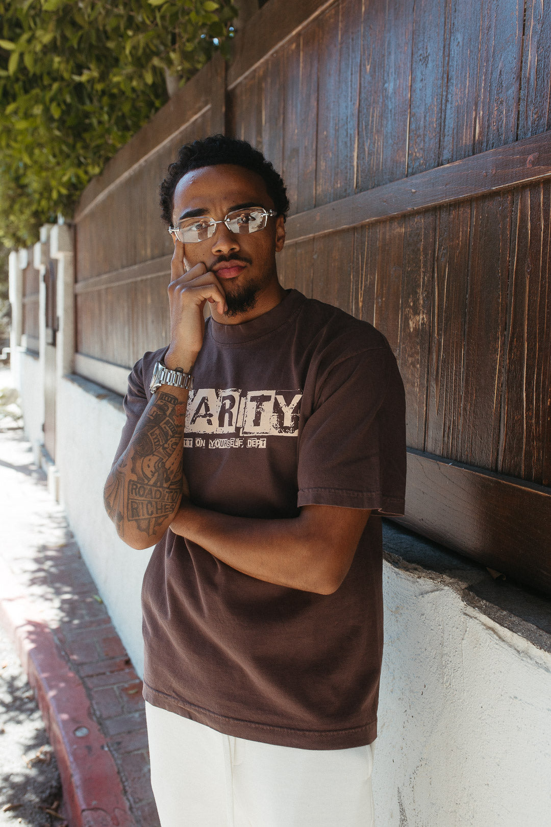 Brown Clarity Tee