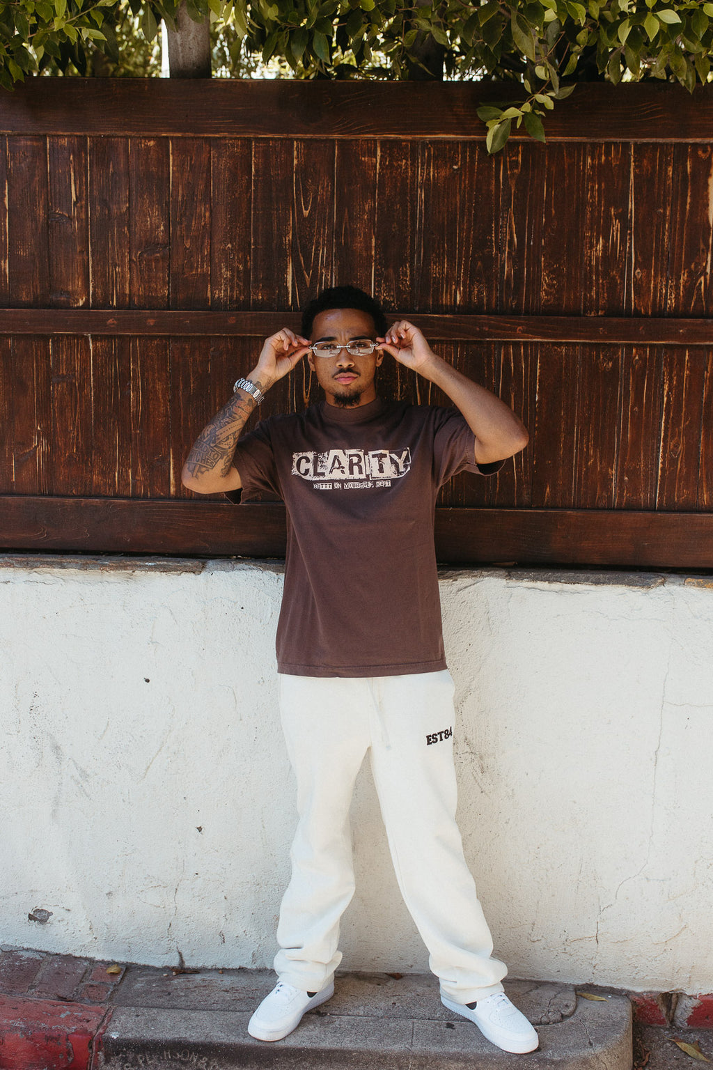 Brown Clarity Tee