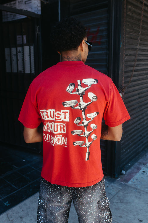 MJ Red Clarity Tee